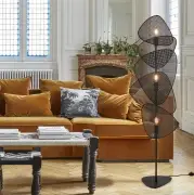 LAMPA podłogowa Screen czarna MARKET SET