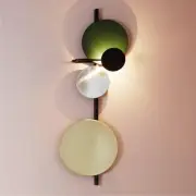 Lampa ścienna zielona Please Wait to be Seated