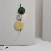 Lampa ścienna zielona Please Wait to be Seated