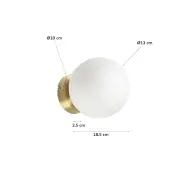 LAMPA ścienna Mahala KAVE HOME