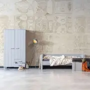 ŁÓŻKO DZIECIĘCE DENNIS Z OPARCIEM WOOOD
