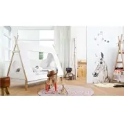 ŁÓŻKO DZIECIĘCE W KSZTAŁCIE NAMIOTU TIPI WOOOD