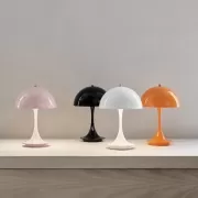 Lampa przenośna Panthella 160 Portable jasnoróżowa Louis Poulsen