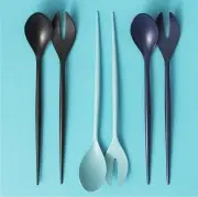 ŁYŻKI DO SAŁATEK KRENIT CZARNE NORMANN COPENHAGEN