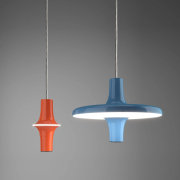 Lampa wisząca Avro Sonda pomarańczowa Martinelli Luce