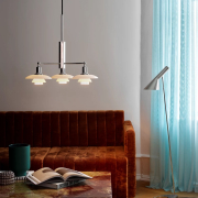 Lampa podłogowa AJ srebrna Louis Poulsen