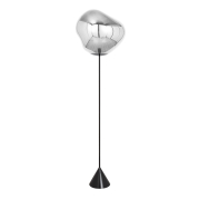 Lampa podłogowa Melt Cone Slim srebrna Tom Dixon