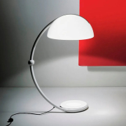 Lampa podłogowa Serpente biała Martinelli Luce