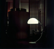 Lampa podłogowa Serpente biała Martinelli Luce