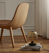 Lampa stołowa Acorn bursztynowa Please Wait to be Seated