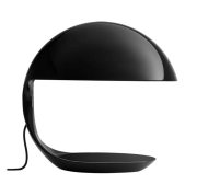 Lampa stołowa Cobra czarna Martinelli Luce