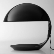 Lampa stołowa Cobra czarna Martinelli Luce
