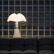 Lampa stołowa Pipistrello Med biała Martinelli Luce
