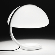 Lampa stołowa Serpente biała Martinelli Luce