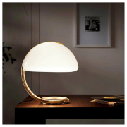 Lampa stołowa Serpente złota Martinelli Luce