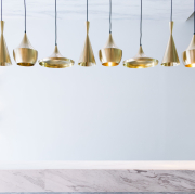 Lampa wisząca Beat Fat mosiężna Tom Dixon