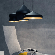 Lampa wisząca Beat Stout czarna Tom Dixon