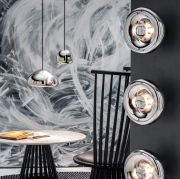Lampa wisząca Void medium srebrna Tom Dixon