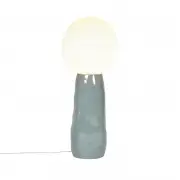 Lampa Kokeshi mała biało-szara Pulpo