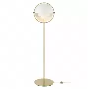 Lampa Podłogowa Multi-Lite Brass White Semi Matt Gubi