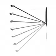 Lampa ścienna Fifty-Fifty czarna Hay