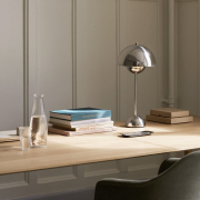 Lampa Stołowa Flowerpot VP3 Chrome Plated Andtradition