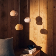 Lampa Wisząca Ball Glass 18 Cm Piaskowa Frandsen