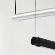 Lampa Wisząca Factor Linear Soft Black Hay