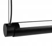 Lampa Wisząca Factor Linear Soft Black Hay