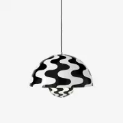 Lampa Wisząca Flowerpot VP2 Black & White Pattern Andtradition