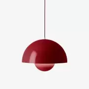 Lampa Wisząca Flowerpot VP2 Vermillion Red Andtradition