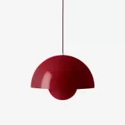 Lampa Wisząca Flowerpot VP2 Vermillion Red Andtradition
