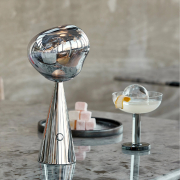 Lampa bezprzewodowa Melt srebrna Tom Dixon