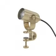 Lampa biurkowa Ruuvi z zaciskiem mosiężna Ferm Living