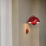 Lampa Ścienna Flowerpot VP8 Vermilion Red Andtradition