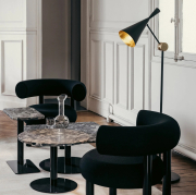 Lampa podłogowa Beat czarna Tom Dixon