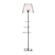 Lampa podłogowa Bibliotheque Nationale transparentna Flos