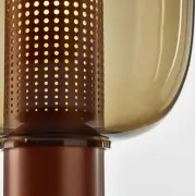 Lampa podłogowa Bonbori 80 cm cm przydymiony brąz Brokis