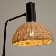 Lampa podłogowa Damila czarna kave home