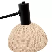 Lampa podłogowa Damila czarna kave home