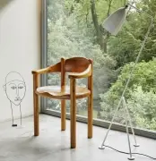 Lampa podłogowa Grashoppa alabastrowa biel Gubi