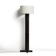 Lampa podłogowa Niani drewno kauczukowe brązowe Kave home