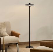 Lampa podłogowa Nuvira czarna Kave Home