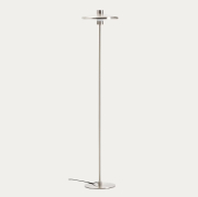Lampa podłogowa Nuvira srebrna Kave Home