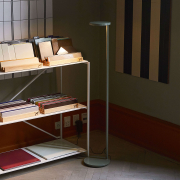 Lampa podłogowa Oblique zielona Flos