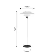Lampa podłogowa PH 5 czarna Louis Poulsen