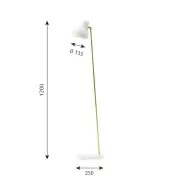 Lampa podłogowa VL38 biała Louis Poulsen