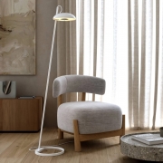 Lampa podłogowa Versale biała