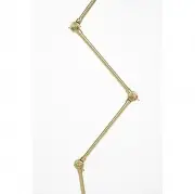 Lampa podłogowa Xavi mosiężna White Label Living