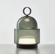 Lampa przenośna Dome Nomad 49 cm przydymiona szara Brokis